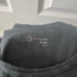 Aerie Midi Ribbed Dress